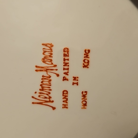 Neiman Marcus Pewter and Porcelain Bowl, Vintage - Picture 3 of 13